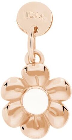 Stroili Charm in argento rosato e smalto fiore Collezione: Love Beats Rosa