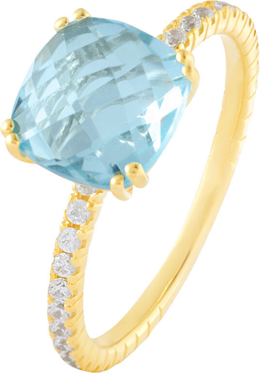 Stroili Anello Solitario Amélie Oro Giallo Topazio Cubic Zirconia Collezione: Amélie - Misura 54 Oro Giallo