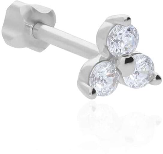 Stroili Piercing Orecchio Bon Ton Oro Bianco Cubic Zirconia Collezione: Bon Ton Oro Bianco