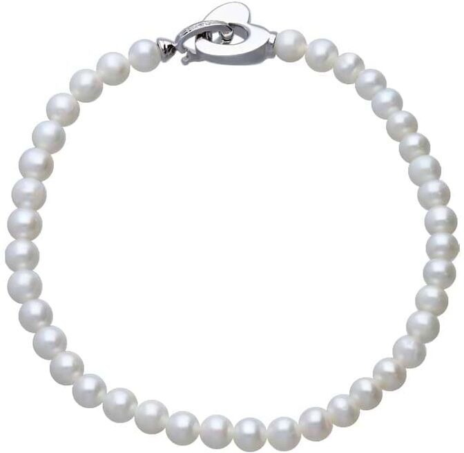 Stroili Bracciale Gold Pearls Oro Bianco Perla D'Acqua Dolce Diamante Collezione: Gold Pearls Oro Bianco