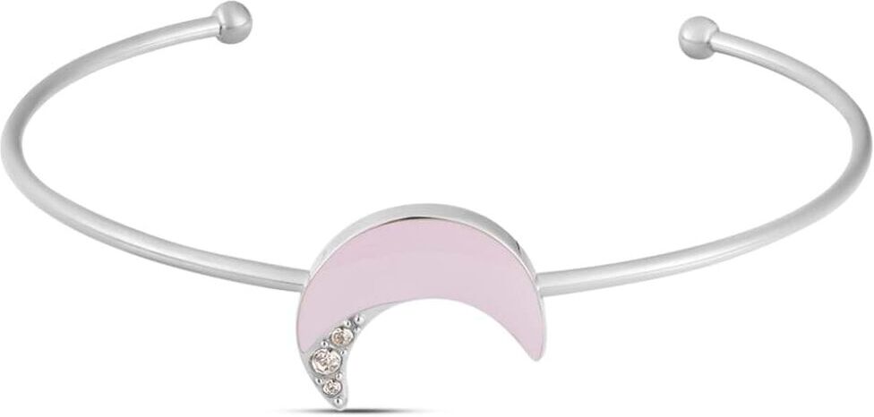 Stroili Bangle Lady Sweet Acciaio Luna e Cristalli Collezione: Lady Sweet Argentato