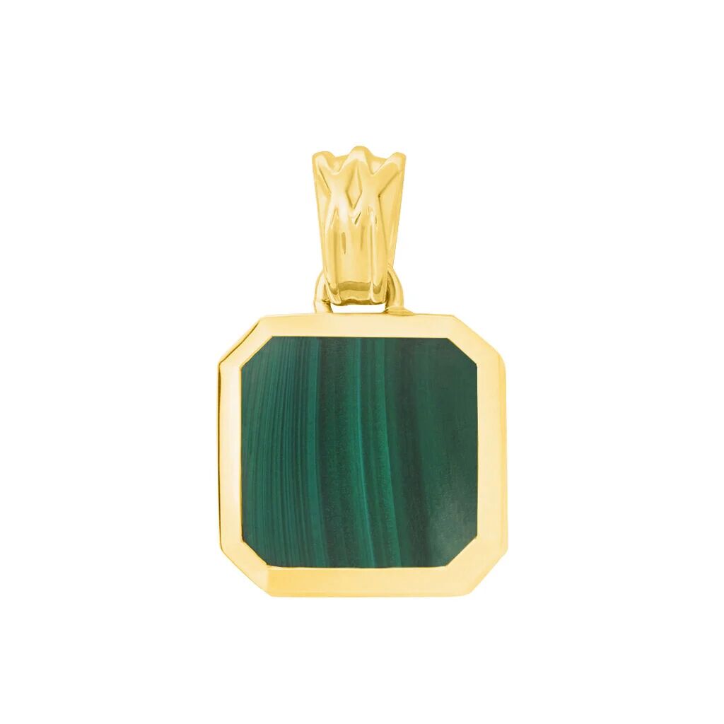 Stroili Pendente L'homme Or Oro Giallo Malachite Collezione: L'Homme Or Oro Giallo