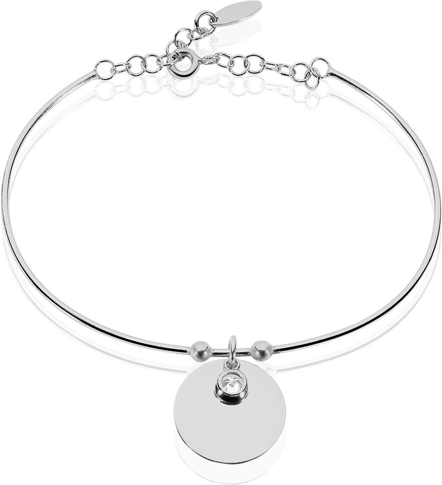 Stroili Bangle Silver Collection Argento Rodiato Cubic Zirconia Collezione: Silver Collection Bianco