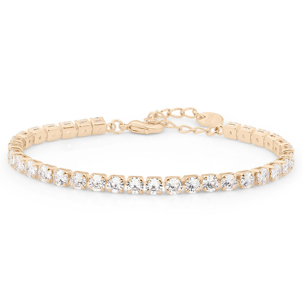 Stroili Bracciale Tennis Romantic Shine Metallo Rosa Cristallo Collezione: Romantic Shine Rosa