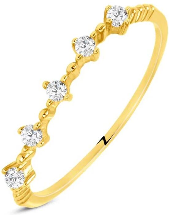 Stroili Anello Fantasia Claire Oro Giallo Cubic Zirconia Collezione: Claire - Misura 50 Oro Giallo