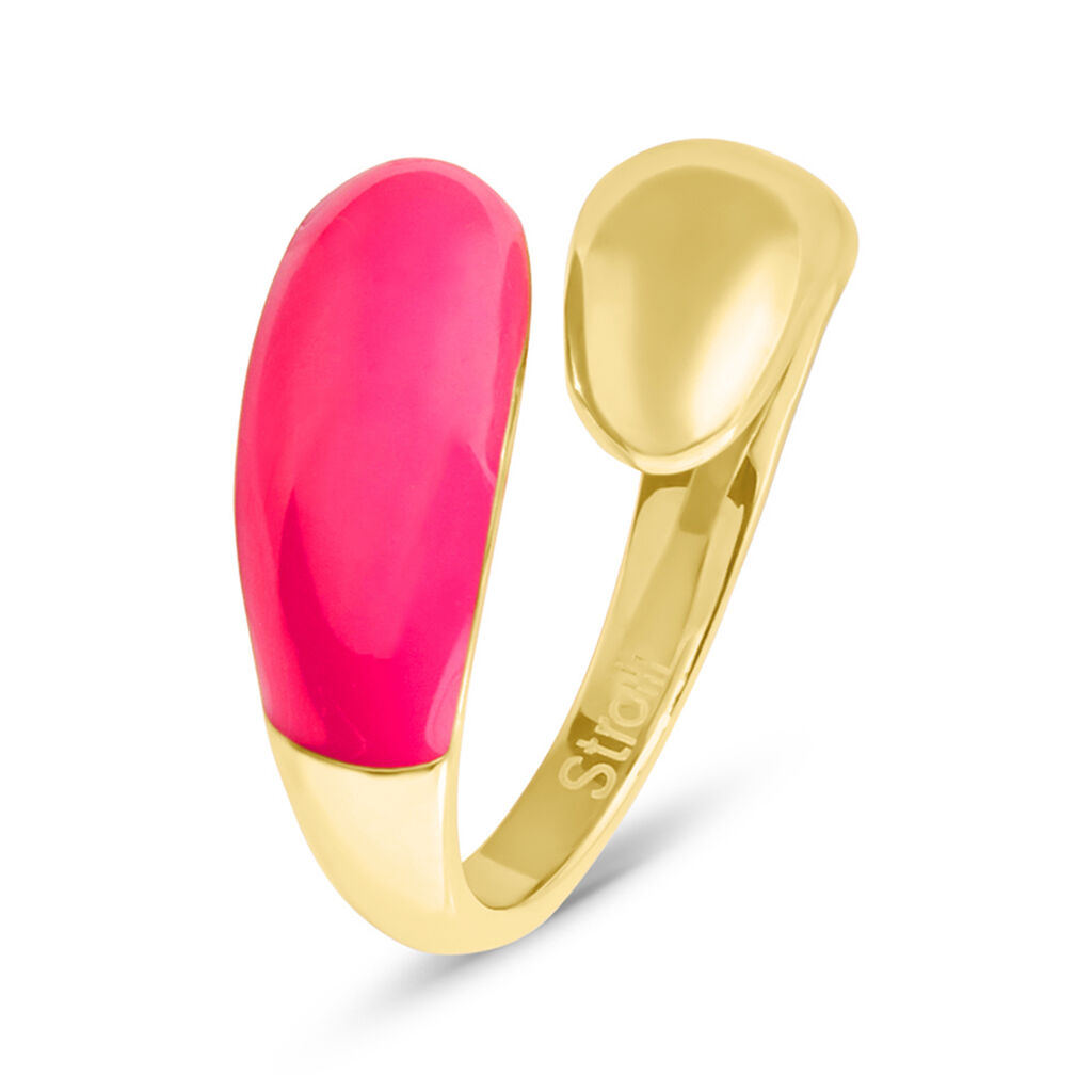 Stroili Anello Contrarie Lady Sweet Acciaio Dorato Collezione: Lady Sweet - Misura 58 Giallo