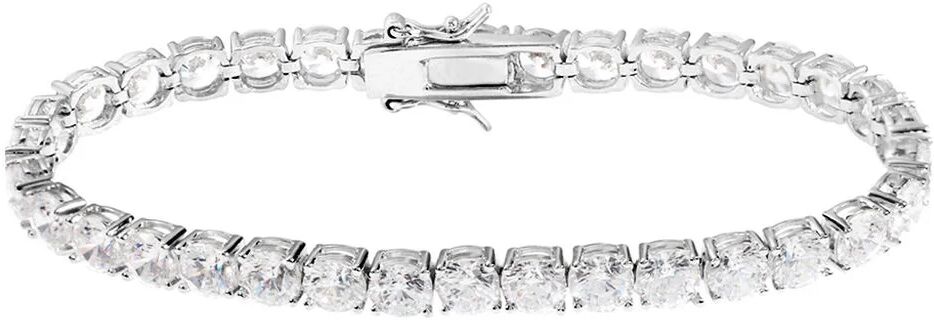 Stroili Bracciale Tennis Silver Elegance Argento Rodiato Cubic Zirconia Collezione: Silver Elegance Bianco