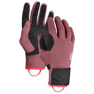 Ortovox Guanti fleece grid cover glove w, guanti donna mountain rose xs