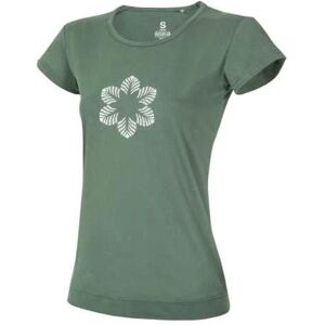 OCUN Intimo / t-shirt classic t organic flower, t-shirt donna green duck s