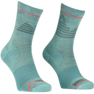 Ortovox Calze tecniche alpine pro comp mid, calze donna 35-38 aquatic ice