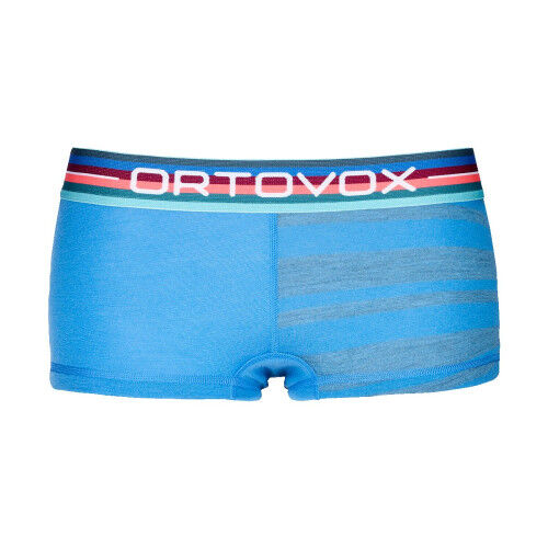 Ortovox Intimo / t-shirt 185 rock'n'wool hot pants donna sky blue xs