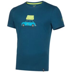 La Sportiva Intimo / t-shirt cinquecento, t-shirt uomo m storm blue / lime punch