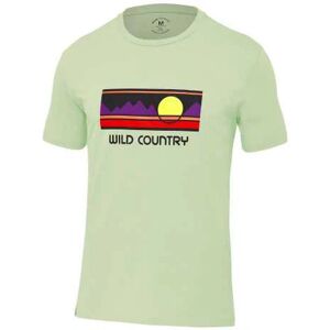 WILD COUNTRY Intimo / t-shirt heritage green-watercolor, maglietta green-watercolor s