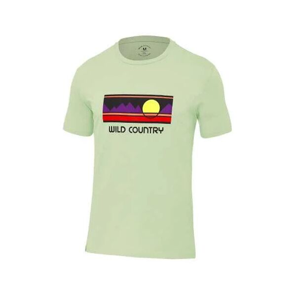 wild country intimo / t-shirt heritage green-watercolor, maglietta green-watercolor s