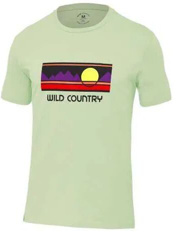 WILD COUNTRY Intimo / t-shirt heritage green-watercolor, maglietta green-watercolor s