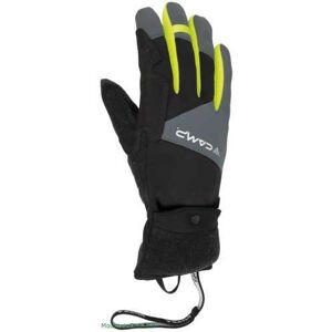 CAMP Guanti g comp warm, guanto scialpinismo nero / lime s