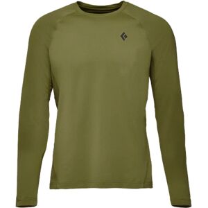 Black Diamond Intimo / t-shirt alpenglow crew, maglia uomo camp green m