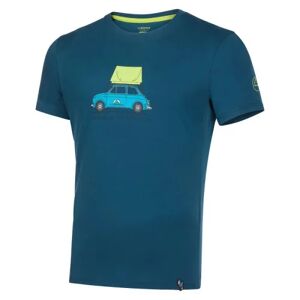 La Sportiva Intimo / t-shirt cinquecento, t-shirt uomo m storm blue / lime punch
