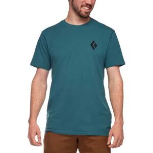 Black Diamond Intimo / t-shirt equipmnt for alpinist raging sea, maglietta logo bd raging sea s