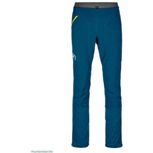 Ortovox Pantaloni berrino, pantaloni softshell uomo l petrol blue