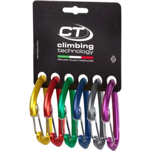 Climbing Technology Moschettoni berry pack 6 moschettoni colorati