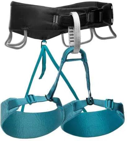 Black Diamond Imbraghi momentum donna aqua verde, imbrago arrampicata xs