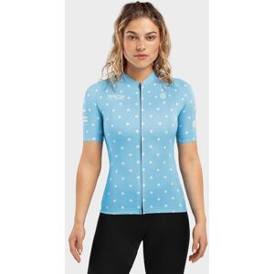 SIROKO -20% Magliette da Ciclismo da Donna Biodegradabile Race Dots taglia M