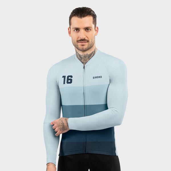 siroko -30% maglietta da ciclismo a maniche lunghe m2 focus taglia l