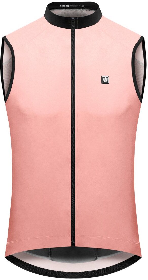 siroko -55% gilet antivento ciclismo v1 pink wind taglia l