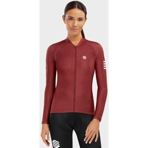 SIROKO -40% Maglietta da Ciclismo a Maniche Lunghe da Donne M2 Cherry taglia M