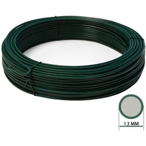 NextradeItalia 1pz Filo Tensione Plastificato Verde Diametro 3,3 Mm. (100mt)