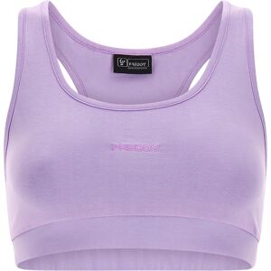 Freddy Top elasticizzato con logo ricamato e retro a vogatore Purple Rose Direc Dyed Donna Extra Large