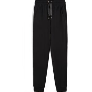 Freddy Pantaloni regular fit in felpa viscosa con fondo a polsino Nero Donna Small