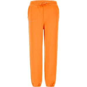 Freddy Pantaloni sportivi in felpa con stampa lettering sul fianco Mandarin Orange Donna Large