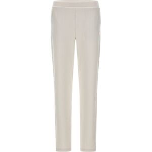 Freddy Pantaloni in felpa bonded effetto lana a trecce White Sand Donna Medium