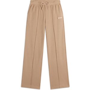 Freddy Pantaloni comfort fit da donna in tessuto jersey waffle Warm Taupe Donna Extra Large