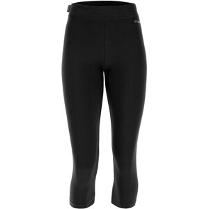 Freddy Leggings sportivi con vita regular e lunghezza corsaro Nero Donna Extra Small