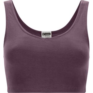 Freddy Crop top con scollo a cuore in cotone elasticizzato Plum Perfect Donna Extra Small