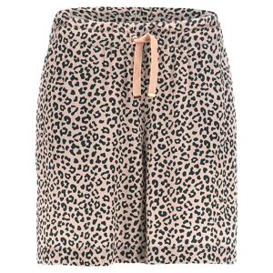 Freddy Pantaloncini comfort fit in satin stampa animalier Animalier Black On Pink Donna Extra Small