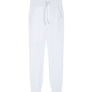 Freddy Pantaloni donna in french terry modal con fondo a polsino Bianco Donna Extra Small