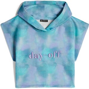 Freddy Felpa tie dye corta senza maniche con bordi taglio a vivo Printed Tie Dye Multicolor Donna Small