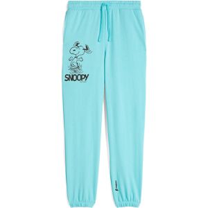 Freddy Pantaloni sportivi donna con stampa Snoopy in french terry Blue Radiance Donna Large