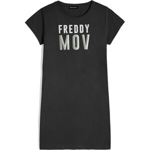 Freddy Abito comfort fit in jersey leggero con logo  MOV Nero Donna Medium