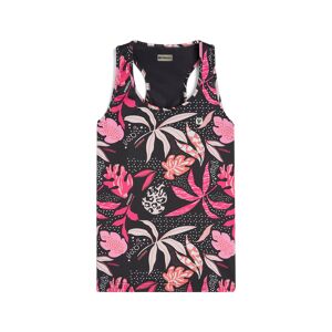 Freddy Canotta sportiva in tessuto traspirante stampa tropicale Allover Tropical Leaves Pink Donna Large