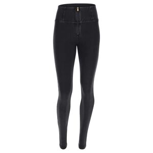 Freddy Jeggings push up WR.UP® skinny vita alta tessuto organico Jeans Nero-Cuciture In Tono Donna Xxs