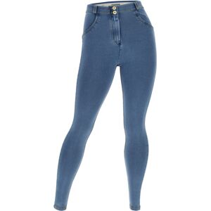 Freddy Jeggings push up WR.UP® curvy gamba skinny in cotone Clear Jeans-Yellow Seams Donna Extra Large