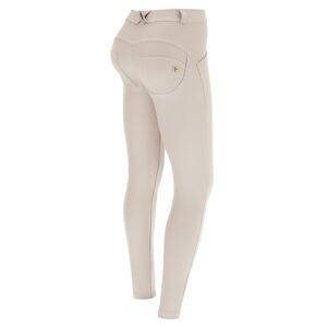 Freddy Pantaloni push up WR.UP® in jersey drill ecosostenibile White Sand Donna Extra Small