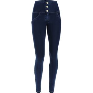 Freddy Jeggings push up WR.UP® superskinny vita alta con bottoni Dark Jeans-Seams On Tone Donna Large