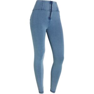 Freddy Jeggings push up WR.UP® superskinny vita alta con zip Denim Light Blue-Blue Seams Donna Small