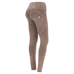 Freddy Pantaloni push up WR.UP® superskinny vita alta effetto bleached Aztec Brown Donna Small